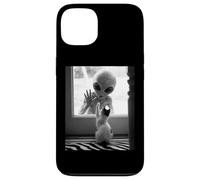 Alien Meet Cat UFO Creepy Aesthetic Cat Lover Men Women Kids Case for iPhone 13
