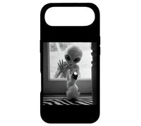 Alien Meet Cat UFO Creepy Aesthetic Cat Lover Men Women Kids Case for iPhone Air