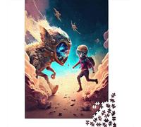 Alien Monster 1000 Pieces Puzzles for Adults & Teenager Teenager Man Woman Gift 1000pcs (38x26cm)