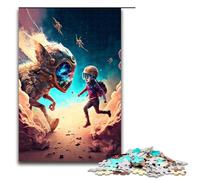 Alien Monster Adult Jigsaw Puzzles Pieces Puzzles for Adults for Birthdays Holidays Best for Christmas 1000 PCS(75x50cm)