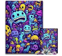 Alien Monster Party Jigsaw Puzzles for Adults 1000 Jigsaw Puzzles for Adults for Teenager & Families Perfect DIY Decor & BrainTeasing Challenge 1000 PCS(38x26cm)