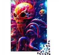 Alien Monster Puzzles 1000 Pieces Wooden Puzzles for Adults And Teenager Family Game Christmas Eve Gifts 1000pcs (75x50cm)