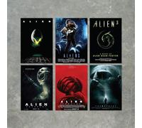 Alien Movies and Film Poster Print Packs - 6 POSTERS, Size A4
