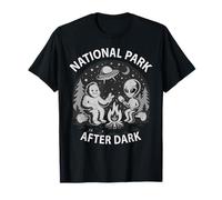 Alien National Park After Dark Bigfoot Campground Team T-Shirt