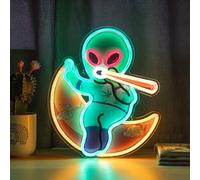 Alien neon sign