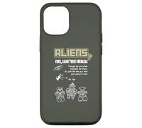 Alien? No, we’re DOGU. Funny Japanese Jomon, archaeology Case for iPhone 12/12 Pro