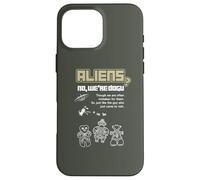 Alien? No, we’re DOGU. Funny Japanese Jomon, archaeology Case for iPhone 16 Pro Max