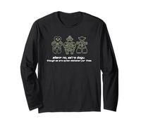 Alien? No, we’re DOGU. Funny Japanese Jomon, archaeology Long Sleeve T-Shirt