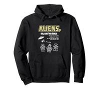 Alien? No, we’re DOGU. Funny Japanese Jomon, archaeology Pullover Hoodie