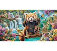 Alien-on-colorful-planet 1000Pc Jigsaw Puzzles for Family 100% Recycled Cardboard Challenging & Brainteasing 75x50cm/1000pcs