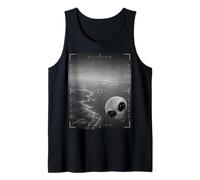 Alien Peeking During Coastal UFO Observation Tank Top
