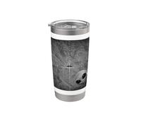 Alien Peeking Near Desert UFO Detection Scene Stainless Steel Insulated Tumbler