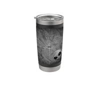 Alien Peeking Near Desert UFO Detection Scene Stainless Steel Insulated Tumbler