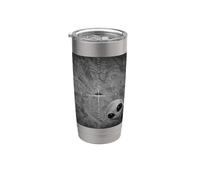 Alien Peeking Near Desert UFO Detection Scene Stainless Steel Insulated Tumbler