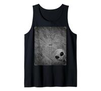 Alien Peeking Near Desert UFO Detection Scene Tank Top