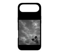 Alien Peeking Through Storm Clouds UFO Mystery Case for iPhone Air