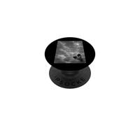 Alien Peeking Through Storm Clouds UFO Mystery PopSockets Adhesive PopGrip