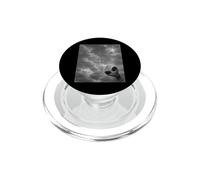 Alien Peeking Through Storm Clouds UFO Mystery PopSockets PopGrip for MagSafe
