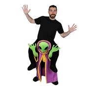 Alien Pick me up Costume I Love Fancy Dress Green One Size