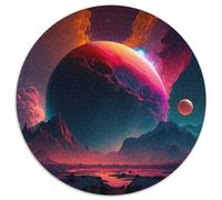 Alien Planet 1000 Piece Jigsaw Puzzle Cardboard Jigsaw Puzzles for Adults Engaging Family Game Night Activity 1000pcs (67.5x67.5cm)