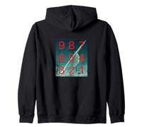 Alien Planet Countdown Zip Hoodie