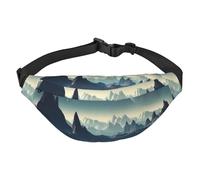 Alien Planet Fanny Pack for Men Women Belt Bag Fashion Waist Bag Everywhere Crossbody Bag Wallet Hip Bum Bag with Adjustable Strap Waterproof Chest Bag for Travel Hiking Sports, Black, One Size