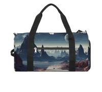 Alien Planet Gym Bag Travel Duffel Bags for Men Women Large Weekender Bags Carry On Overnight Duffle Bag with Shoe Compartment for Workout, style, One Size