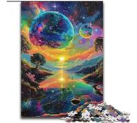 Alien Planet Jigsaw Puzzles for Adults 1000 Pieces, Challenging Game And Family Play Parent-child Interaction 26x38cm