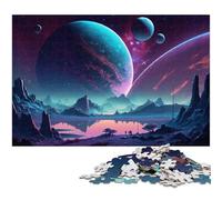 Alien Planet JigsawPuzzle 1000 Pieces for Adults Challenging Puzzles Perfect Home Or Office Decor, Ideal 26X38CM/10.23x14.96inch