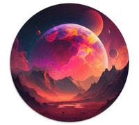 Alien Planet JigsawPuzzle 1000 Pieces for Adults Impossible Jigsaw Puzzles for Adults Educational Toy for Teenagers, Home Office Decor 67.5x67.5cm