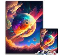 Alien Planet JigsawPuzzle 1000 Pieces for Adults Impossible Jigsaw Puzzles for Adults Family Activity, Brain Teaser, Home Decor, 26X38CM/10.23x14.96inch