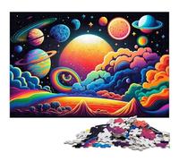 Alien Planet Jigsaws 1000 Pieces for Adults Difficult Puzzles for Adults Fun at Home Activities, Birthday Present, Travel Gifts 50x75CM/19.68x29.52inch