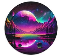 Alien Planet Landscape 1000-Piece Jigsaw Puzzle Impossible Jigsaw Puzzles for Adults for Teenagers & Teens, Ideal Birthday 67.5x67.5cm