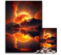 Alien Planet Landscape 1000 Pieces Puzzle Gifts Impossible Jigsaw Puzzles for Adults Challenging Brain Teaser for Teenagers, Family Fun Interactive Game 50x75CM/19.68x29.52inch