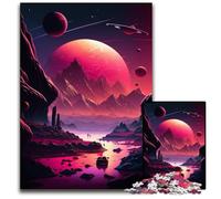 Alien Planet Landscape Jigsaw Puzzles for Adults 1000 Impossible Jigsaw Puzzles for Adults Family Fun Activity, Brain Challenge, for Teenager 50x75CM/19.68x29.52inch