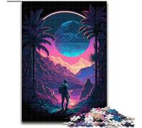 Alien Planet Landscape Jigsaws 1000 Pieces for Teenagers, Challenging Game Gifts for Is Ideal As A Gift for The Whole Family (50x75cm)