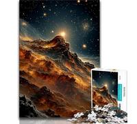 Alien Planet Nebula Adult Jigsaw Puzzles 1000 Pieces,Stress Reliever Difficult Challenge Deal As Gifts for The Whole Family 38x26cm