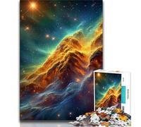 Alien Planet Nebula Jigsaws Puzzles 1000 Pieces for Adults Gifts,Challenging Game And Family Play Wall Decoration Unique Birthday And Xmas Gifts 50x75cm