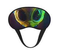 Alien Planet Print Adults Washable Eye Mask for Sleeping Light Blocking Nap for Night Rest Cover