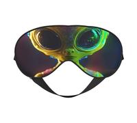 Alien Planet Printed Eye Mask, Soft and Breathable, Suitable for Nap, Travel, Night Sleep