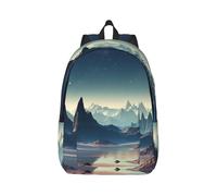 Alien Planet Travel Backpack for Women Men Carry On Backpack 15.6inch Laptop Backpacks Weekender Bag, Alien Planet, Small