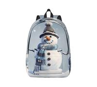 Alien Planet Travel Backpack for Women Men Carry On Backpack 15.6inch Laptop Backpacks Weekender Bag, Snowman, Small