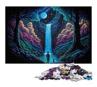 Alien Planet Tree 1000-Piece Jigsaw Puzzle cardboard Jigsaw Puzzles for Adults for Teenagers & Teens, Ideal Birthday 26X38CM/10.23x14.96inch