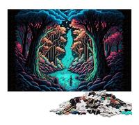 Alien Planet Tree 1000 Piece Jigsaw Puzzles for Adults Difficult Puzzles for Adults Ideal And Home Decor 50x75CM/19.68x29.52inch