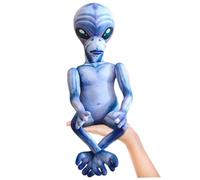 Alien Plush, 20 Inch Flexible Soft Alien Stuffed Animal, Cuddly Ugly Plushies for Kids Adults Home Party, Blue