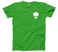 Alien Pocket Kids T-Shirt - Green 5-6 Years