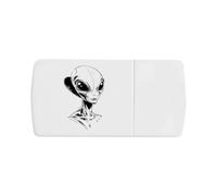 'Alien Portrait' Pill Box with Tablet Splitter (PI00034625)