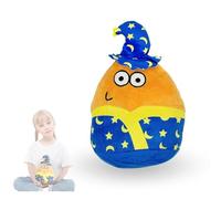 Alien Pou Stuffed Plush Doll. Soft Pou Plush Toy. Cotton Alien Pou Plush Doll. Kawaii Alien Pou Doll for Children of All Ages. Costume Pou Toy Figure. My Pet Alien Pou Plush. (Magician)