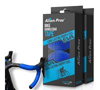 Alien Pros Bike Handlebar Tape EVA (Set of 4) Blue - Enhance your bike grip with these bicycle handle bar tape - Wrap your bike for an awesome comfortable ride (Set of 4, Blue)