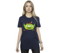 Alien Pumpkin Basket Cotton Boyfriend Halloween T-Shirt Toy Story Navy S